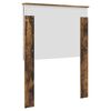 vidaXL Zadn&eacute; čelo s čelnou doskou Dymov&aacute; dub 75 cm Kompozitn&eacute; drevo