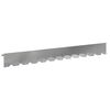vidaXL Obrubn&iacute;k tr&aacute;vnika 30 ks 102 x 10 x 4 cm Oceľ Strieborn&aacute;