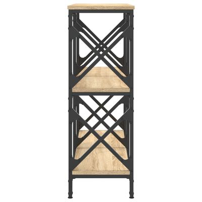 vidaXL Konzolový stolík dub sonoma 100x28x80,5 cm kompozitné drevo