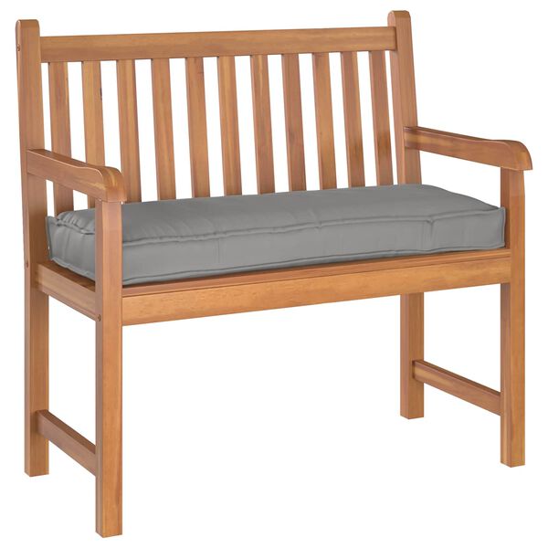 vidaXL Podložka Siv&aacute; 100 x 40 x 8 cm Oxfordsk&aacute; l&aacute;tka