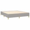 vidaXL Boxspring posteľ s matracom bledosiv&aacute; 180x200 cm l&aacute;tka
