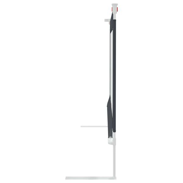 vidaXL Z&aacute;brana na detsk&uacute; posteľ tmavosiv&aacute; 90x25 cm l&aacute;tka