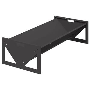 vidaXL Žľab na krmivo pre hospod&aacute;rske zvierat&aacute; Čierna 108 x 50 x 28 cm