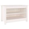 vidaXL Skrinka na top&aacute;nky biela 70x38x45,5 cm mas&iacute;vna borovica
