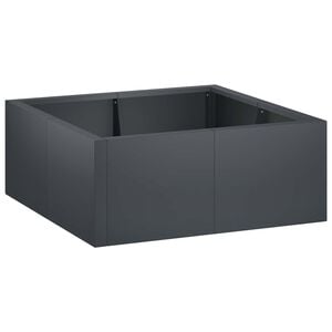 vidaXL Oporn&yacute; m&uacute;r 4 ks 100 x 100 x 30 cm Oceľ Antracitov&aacute;