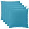 vidaXL Poťah na podložku 6 pcs HEERLEN Svetlomodr&aacute; 60 x 60 cm