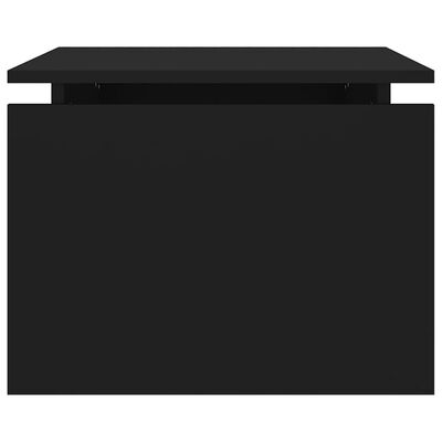 vidaXL Konferenčný stolík čierny 68x50x38 cm drevotrieska