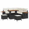 vidaXL S&uacute;prava z&aacute;hradn&yacute;ch pohoviek 9 ks 8-Počet miest Čierna a kr&eacute;mov&aacute;