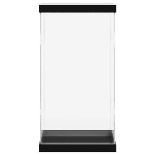 vidaXL Vitrína priehľadná 20x20x38 cm akryl