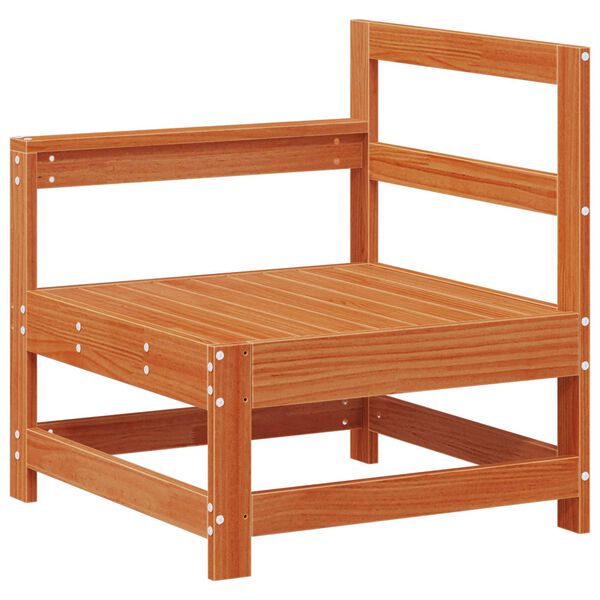 vidaXL Z&aacute;hradn&yacute; lounge set 6 pcs Voskov&aacute; Hned&aacute; Mas&iacute;vna borovica