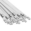 vidaXL Viazac&iacute; p&aacute;s na k&aacute;ble 25 ks 4,6 x 350 mm Strieborn&aacute;