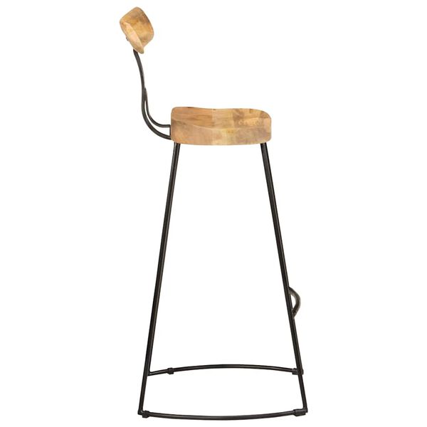 vidaXL Barov&eacute; stoličky 2 ks 49x43x103 cm mangov&yacute; mas&iacute;v