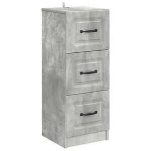 vidaXL Z&aacute;suvkov&yacute; kabinet Bet&oacute;novo siv&aacute; 33 x 34,5 x 87 cm