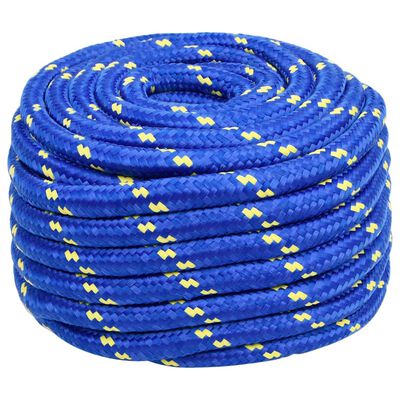 vidaXL Lodné lano modré 20 mm 100 m polypropylén