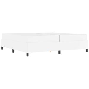 vidaXL R&aacute;m postele s matracmi Biela 200 x 200 cm l&aacute;tka