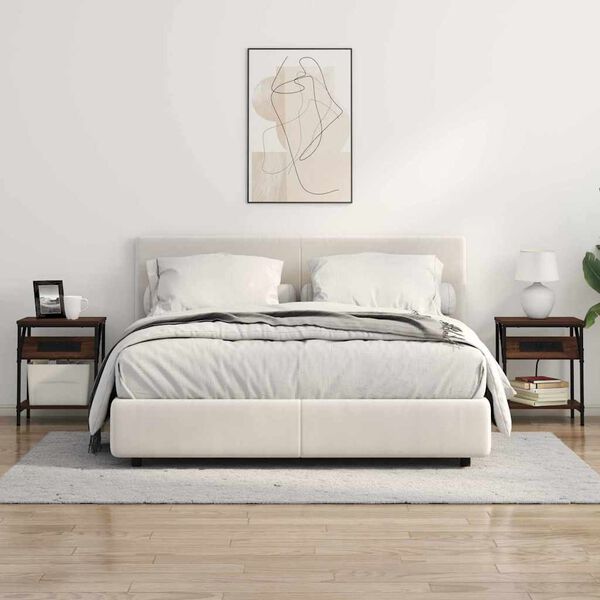 vidaXL Nočn&yacute; stol&iacute;k Hned&yacute; dub 38 x 30 x 48 cm Kompozitn&eacute; drevo