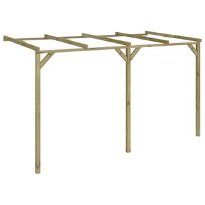 vidaXL Pergola k stene domu 2x4x2,2 m, drevo