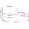 vidaXL Boxspring posteľ s matracom modr&aacute; 200x200 cm l&aacute;tka