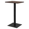 vidaXL Bistro stol&iacute;k, farba tmav&eacute;ho jaseňa 70x70x107 cm