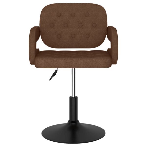 vidaXL Otočn&eacute; jed&aacute;lensk&eacute; stoličky 2 ks hned&eacute; l&aacute;tkov&eacute;