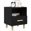 vidaXL Nočný stolík 2 pcs Čierny dub 40 x 35 x 47 cm Kompozitné drevo