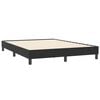 vidaXL Posteľn&yacute; r&aacute;m boxspring bez matracom čierny 140x210 cm zamat