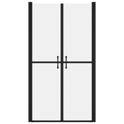 vidaXL Sprchové dvere mliečne ESG (88-91)x190 cm