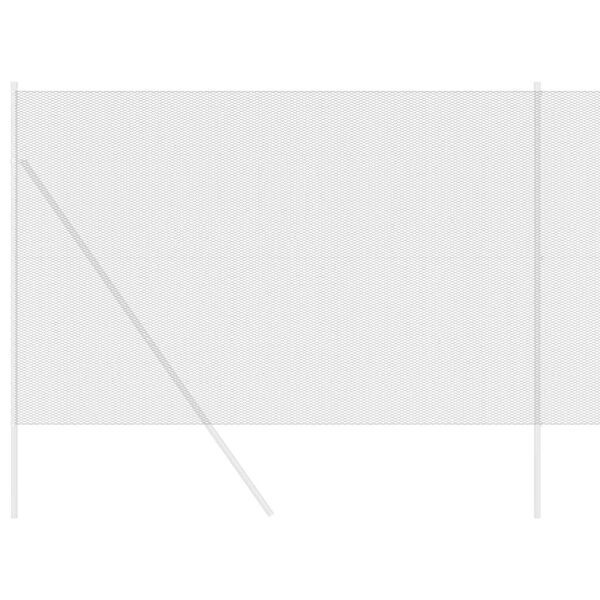 vidaXL Hexagonálny plot Sivá 1,5 x 100 m PVC