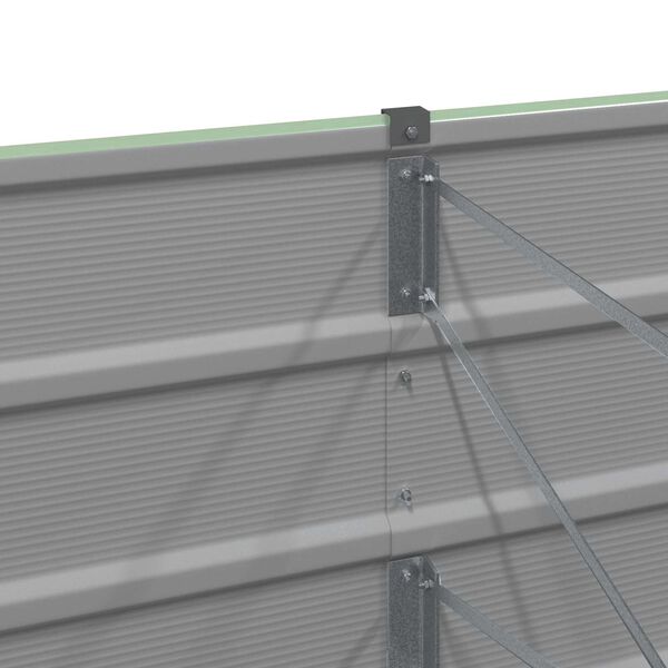 vidaXL Hrant&iacute;k Pastelovo zelen&aacute; 480 x 50 x 45 cm Pozinkovan&aacute; oceľ