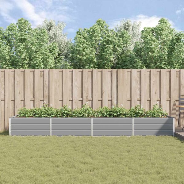 vidaXL Hrant&iacute;k Svetlosiv&aacute; 195 x 100 x 45 cm Pozinkovan&aacute; oceľ