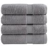 vidaXL Pr&eacute;miov&eacute; utierky na ruky SOLUND 4 ks siv&eacute; 50x100 cm 600 g/m&sup2;