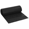 vidaXL Zvr&aacute;snen&yacute; dren&aacute;žny pl&aacute;t Čierna 0,5 x 10 m HDPE