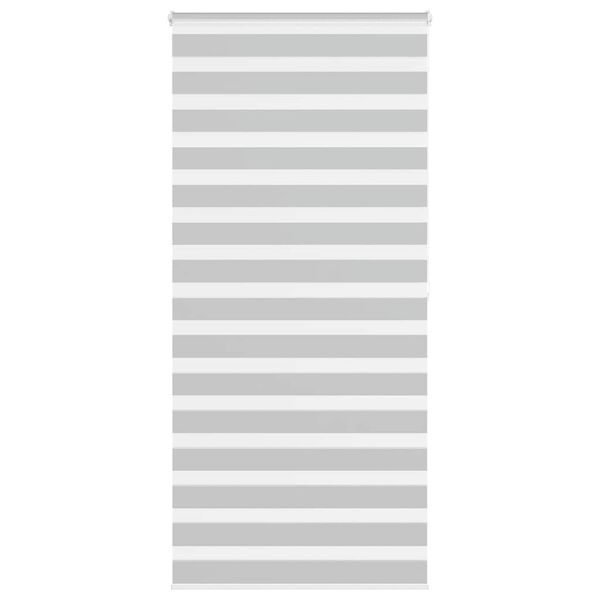 vidaXL Zebra roleta svetlosivá 105x200cm šírka látky 100,9cm polyester