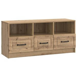 vidaXL TV skrinka Dub artisan 102 x 34,5 x 47 cm Kompozitn&eacute; drevo