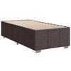 vidaXL Boxspring posteľ s matracom tmavohned&aacute; 90x190 cm l&aacute;tka