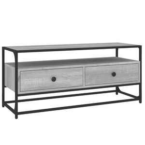 vidaXL TV skrinka siv&yacute; dub sonoma 100x35x45 cm kompozitn&eacute; drevo