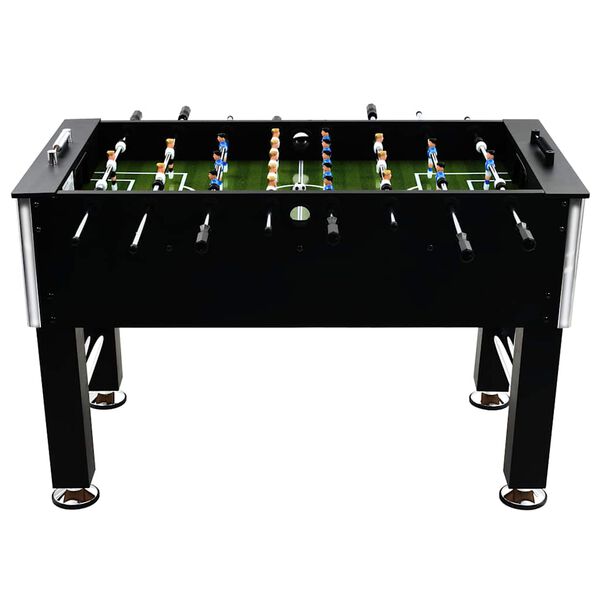 vidaXL Stolný futbal, oceľ 60 kg 140x74,5x87,5 cm, čierny