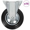 vidaXL Pevn&eacute; kolieska 16 ks, 160 mm
