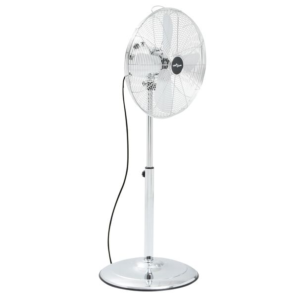 vidaXL Podlahov&yacute; ventil&aacute;tor s 3 r&yacute;chlosťami 40 cm chr&oacute;mov&yacute;