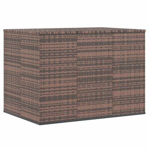 vidaXL Z&aacute;hradn&yacute; box na vank&uacute;&scaron;e z polyratanu 145x100x103 cm hned&yacute;