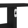vidaXL N&aacute;stenn&eacute; police 2 ks čierne dub 38x12x38 cm kompozitn&eacute; drevo