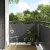 vidaXL Balk&oacute;nov&aacute; z&aacute;stena antracitov&aacute; 300x90 cm polyratan
