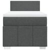 vidaXL Boxspring posteľ s matracom tmavosiv&aacute; 100x200 cm l&aacute;tka