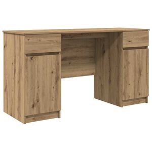 vidaXL St&ocirc;l dub artisan 140 x 49 x 76 cm Kompozitn&eacute; drevo