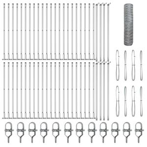 vidaXL Stĺp na plot. Strieborn&aacute;