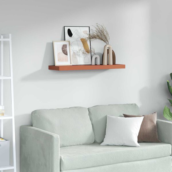 vidaXL Stenn&aacute; polica Červen&aacute; 90 x 23,5 x 4 cm Kompozitn&eacute; drevo