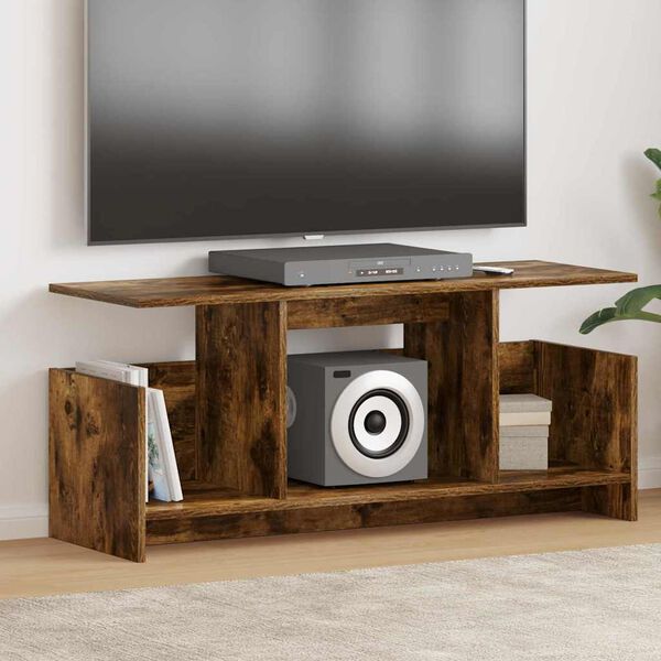 vidaXL TV stol&iacute;k Dymov&aacute; dub 102 x 35 x 45 cm Kompozitn&eacute; drevo