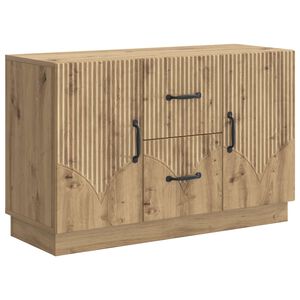 vidaXL Serv&iacute;rovacia skriňa Dub artisan 89 x 34,5 x 57 cm