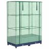 vidaXL Z&aacute;hon s krytom na sklen&iacute;k ratanov&yacute; vzhľad 80x40x123 cm