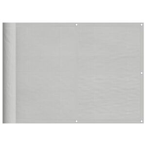 vidaXL Balk&oacute;nov&aacute; z&aacute;stena bledosiv&aacute; 75x300 cm 100% polyester oxford